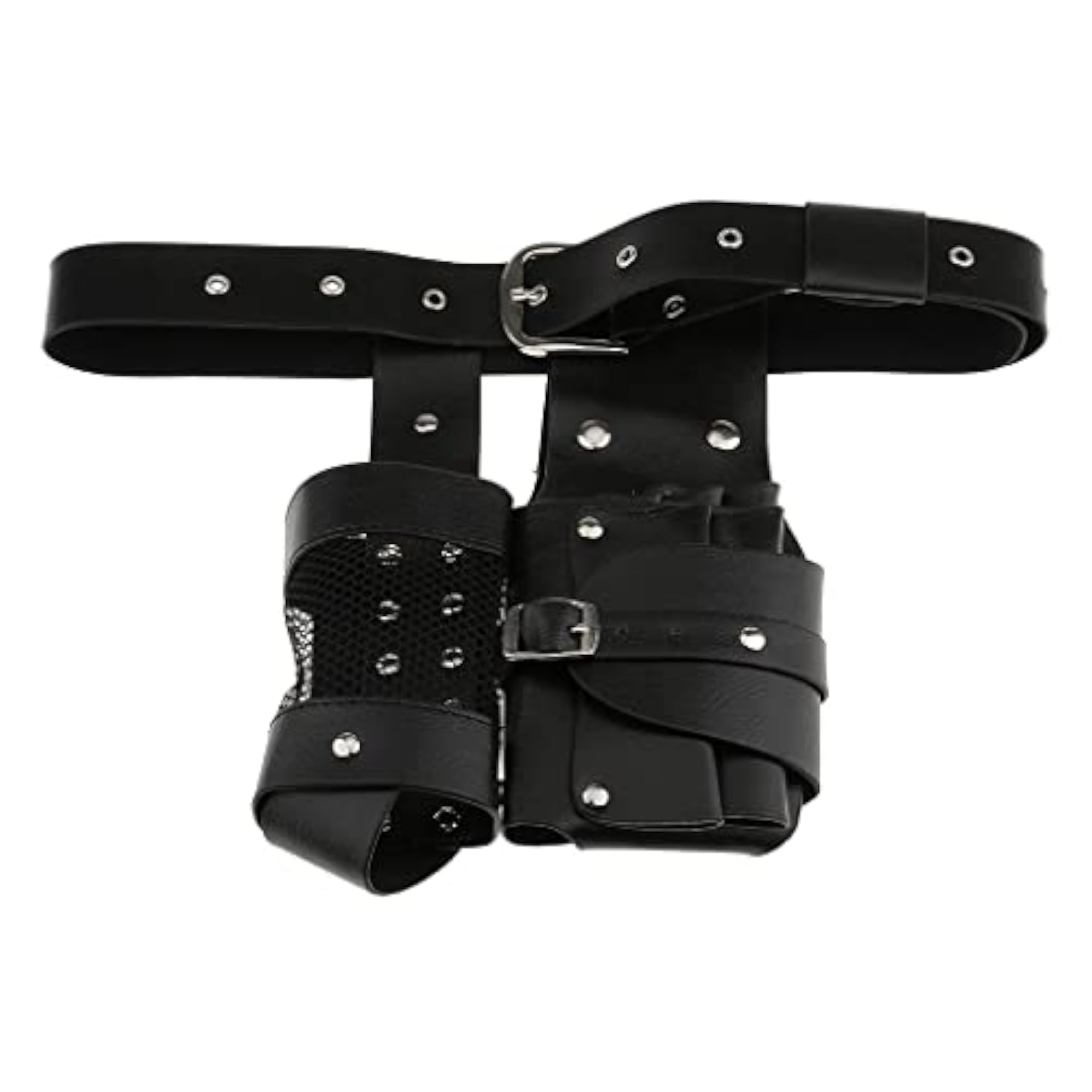 Professional Hairdressing Scissors Holster Tool Holder Waist Bag, Black