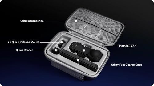 Insta360 Étui de Transport X5 compact idéal pour vos sessions de glisse - 5