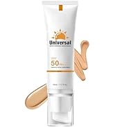 Generic Tinted Sunscreen for Face SPF 50, Hydrating Sun Essence Face Sunscreen, Korean SPF 50+ PA...