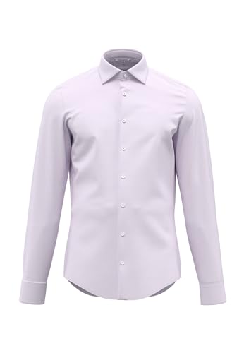 Seidensticker Herren Shaped Fit Langarm Hemd, Flieder, 41 EU Seidensticker Herren Shaped Fit Langarm Hemd, Flieder, 41 EU