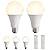 Airseafar 2Pack A19 LED Light Bulbs with Remote Control, 9W 800LM Smart Cordless Light Bulb, Dimmable E26 Led Bulb with Timing/Memory Function, Ideal Lighting forLamp, 60W Equivalent 3000K-6000K