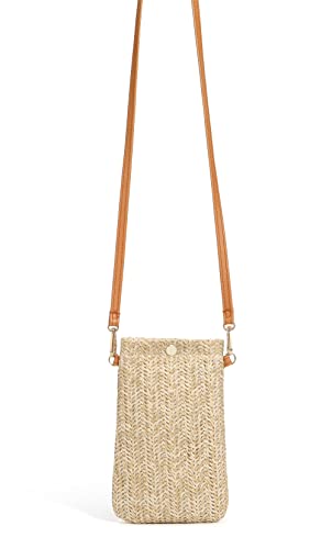 Small Straw Woven Crossbody Bag Cell Phone Purse Shoulder Straw Clutch Summer Beach Wallet Handbags For Women Girl Vacation3