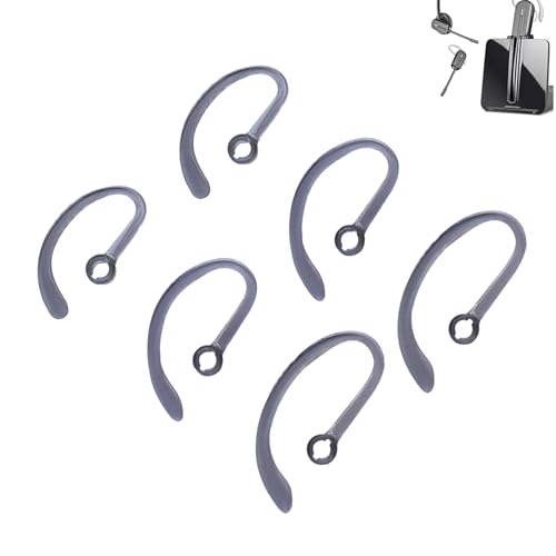 6 pcs S/M/L Gancho estándar gris para auriculares PLT SAVI miniatura 1