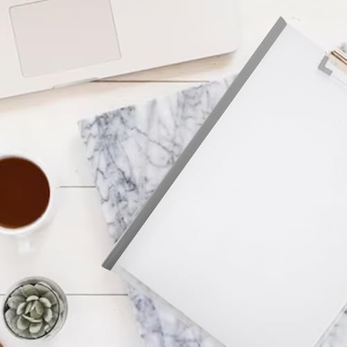 Classeurs Porte-documents Gris-blanc pour un Espace de Télétravail Ordonné - 4