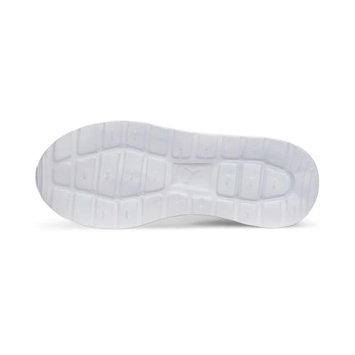 Image of PUMA Unisex Low-Top Sneaker, Nimbus Cloud White Varsity Green, 8 US Men