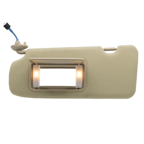 NHILES Driver Left Side Sun Visor Compatible with Honda CRV 2017 2018 2019 2020 2021 2022 Sunshade Number 83280TLAA12ZA Color: Beige