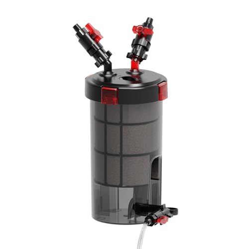 azw Prefilter Canister Filters for Aquarium,Self-Cleaning Aquarium Filter,Forms Synergistic Filtration System with Main Canister Filter,Extends Main Filter Maintenance (Port Diameter 0.63in(16mm))