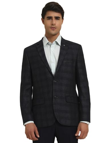 Image of Cantabil Men's Checkered Winter Wear Smart Fit Blazer (P MBZF00105)