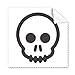 Frank Skeleton Chat Face Cartoon Cleaning Cloth Phone Screen Glasses Cleaner 5pcs
