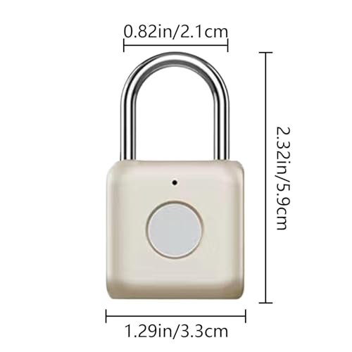 Cadenas biométrique avec reconnaissance d'empreintes digitales sans clé - 3