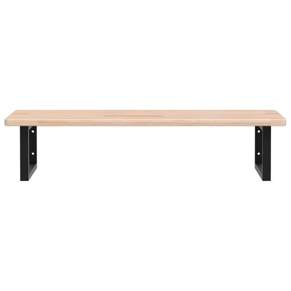 Owox - Tapa para lavabo (100 x 50 x 2,5 cm, roble negro, soporte de acero, 100 kg, para baño)