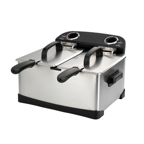 4.2Qt Double Electric Fryer