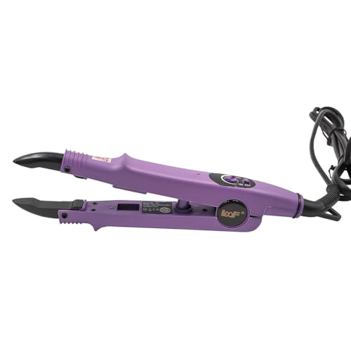 Tiardey Extensions de cheveux fer électrothermique outils d'extension de cheveux colle capillaire Fusion connecteur de chaleur 210 ° F-390 ° F réglage de la...