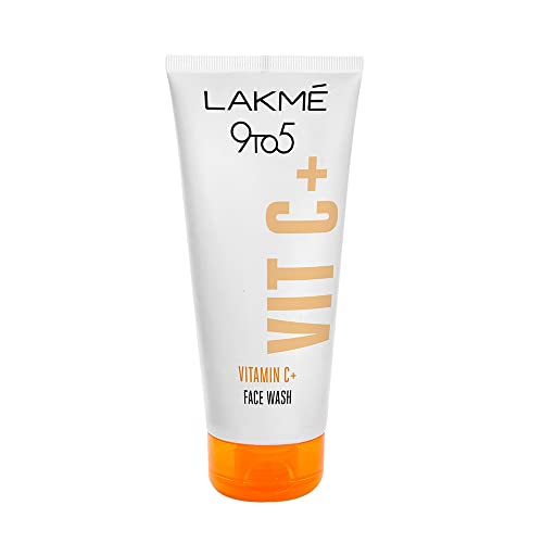 LAKMÉ 9To5 Vitamin C Facewash With Microcrystalline Beads For Refreshed & Glowing Skin 100 g LAKMÉ 9To5 Vitamin C Facewash With Microcrystalline Beads For Refreshed & Glowing Skin 100 g