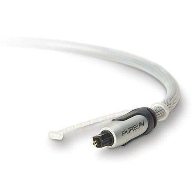 Cable óptico Belkin PureAV de audio digital de 2,4 m macho para conectar su barra de sonido