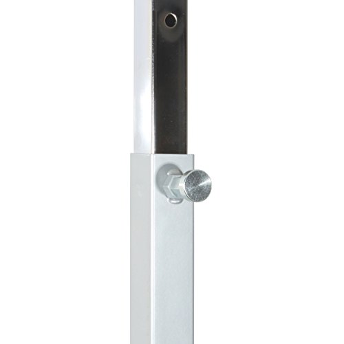 GERSO Profi Schwerlast Kleiderständer höhenverstellbar 125–205 cm | 150 kg Tragkraft | Industrie-Qualität Metall verchromt | Rollbar mit 80 mm Lenkrollen & Bremse | Stabiler Garderobenständer Premium