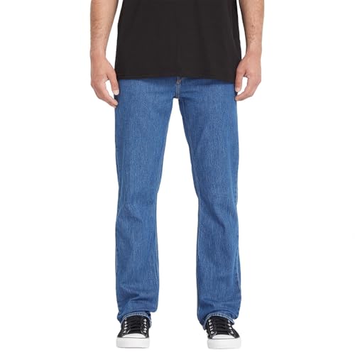 Volcom Solver Denim Jeans - Bold Blue