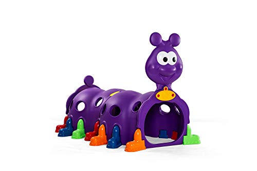 Smiley Little Genius Indoor/Outdoor Tunnel Climbing Play Structure (Caterpillar)