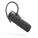Komfortables Bluetooth-Headset: Silikonohrpolster in drei verschiedenen Größen (S, M, L) für einen individuellen perfekten Sitz, abnehmbarer Ohrbügel ideal für Brillenträger, links oder rechts tragbar