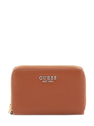 GUESS Porte-Monnaie Amorette SLG Double Zip Wallet Cognac Brun