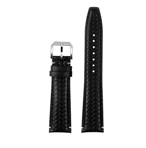 [X] 20/21/22 ~[guXbg Fit For IWC vohɃtBbg|gKɃtBbgivJ_[ɃtBbgFit For IW503312 IW371614 ^C~OV[YvvɃtBbg(A-black-silve