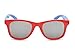 Mickey Mouse Kids Sunglasses with Kids Glasses Case, Protective Toddler Sunglasses (Red)
