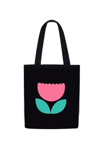 Image of DOODLE Premium Canvas Tote Bag for Women with Zip and Inner Pocket for Shopping, Office, Travel and Daily Use