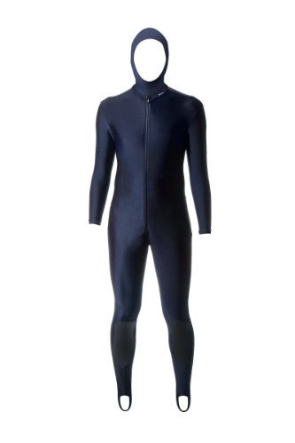 Aeroskin Full Body Suit Spine/Kidney, Elbow with Attached Hood (Black, XX-Large)