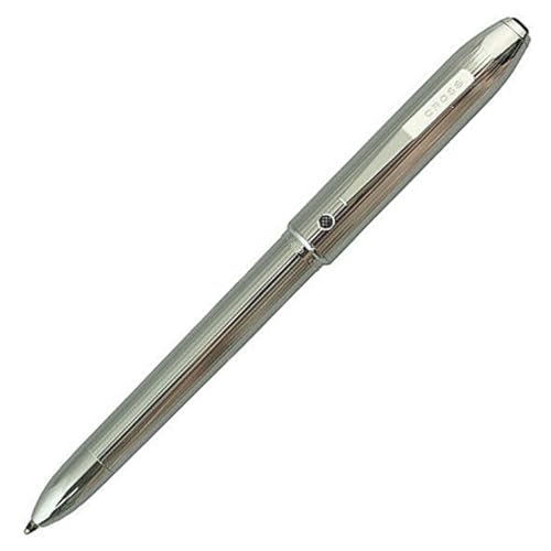 Cross Tech4 Refillable Multi-Function Ballpoint Pen, Medium Ballpen and Pencil, Includes Luxury Gift Box, Lustrous Chrome
