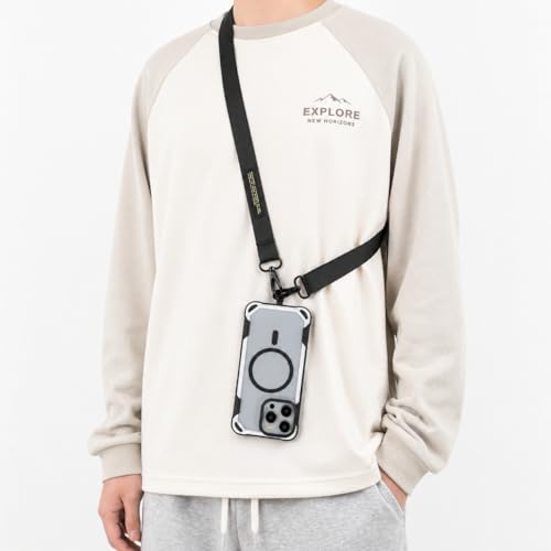 Image of AccuPrints Sumiko Phone Lanyard, Adjustable Polyester Lanyard, Universal Neck Strap With a Tether Pad parents
