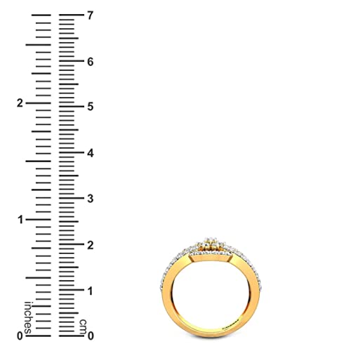 CANDERE by Kalyan Jewellers 18KT Yellow Gold and Diamond Ring for Women - Image 4