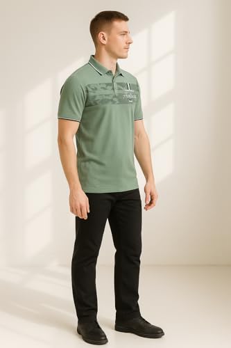 Image of Dollar Pack of 1 Men's Cotton Polo T-Shirt with Classic Collar