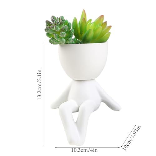 Vase en forme de corps humain pour sublimer une étagère décorative esthétique - 6