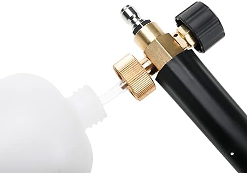 BOOMSTART Snow Foam Lance,1/4" Quick Release Snow Foam Cannon for Pressure Washer Jet Wash Gun High Pressure Washer