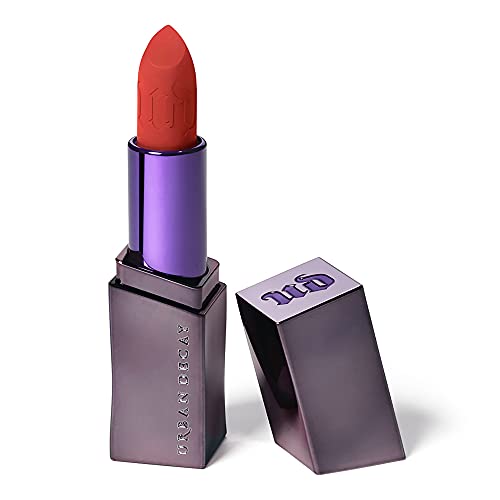 Urban Decay Vice Lipstick - 100% Vegan Formula - 35 Shades Available - Long-Lasting - Hydrating Aloe Vera & Avocado Oil - Hitchhike, 0.11 oz