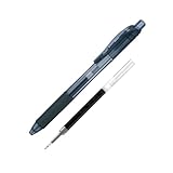 Pentel Caneta Gel Energel X 0.5mm Tinta Preta + Refil SM/BLN105-AR
