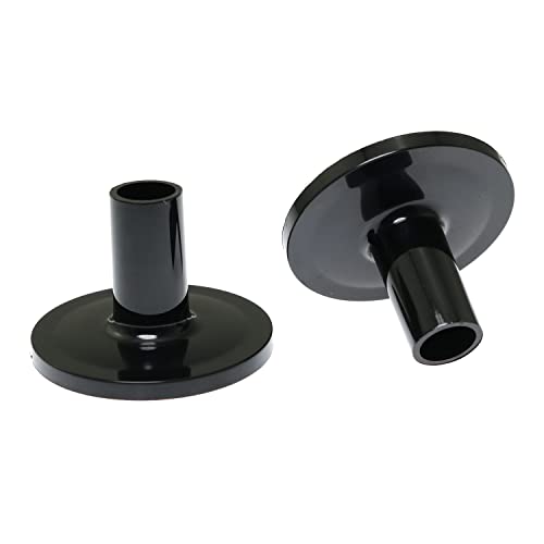 Rlecs 8Pcs Cymbal Sleeves Plastic Drum Sleeve Cymbal Stand Sleeves With Flange Base For Percussion Drum Set Parts, Black #TOP2