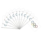 12 Pack Olympic Games Flag, Small Mini Hand Held Olympic Rings Flags Flags with Lightweight Plastic Flagpole - 5x8 Inch