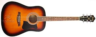 Ibanez Jam Pack V50NJP-VS Acoustic Guitar Starter Package - with Chromatic Tuner/Strap/Gig Bag/Plectra/Accessory Pouch - Vintage Sunburst