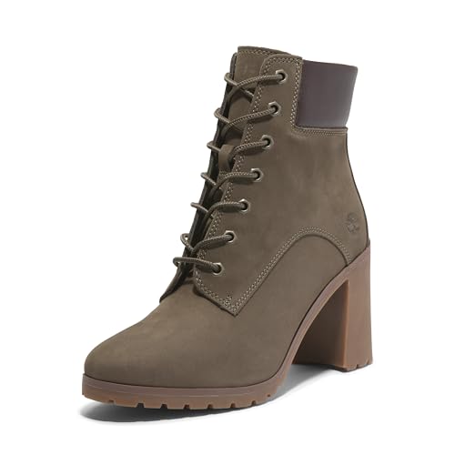 Image of Timberland Womens Allington Lace Up Casual Boots Ankle High Heel 3 inch & Up