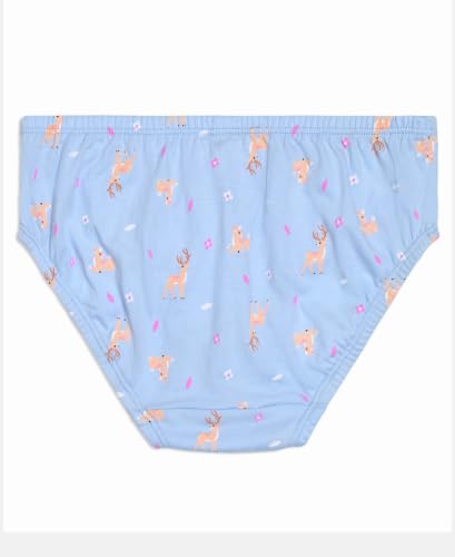 Image of Jockey SG01 Girls Super Combed Cotton Printed Panty with Ultrasoft Waistband (Pack of 3)