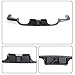 MCARCAR KIT Gloss Black Rear Diffuser for BMW F80 M3 Sedan F82 M4 Coupe F83 M4 Convertible 2015-2019 ABS Customized Lower Bumper Cover Lip Spoiler Valance Protector Body Kit with Brake Light