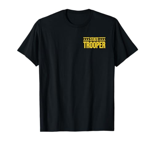 STATE TROOPER POLICE UNIFORM COSTUME TEE T-Shirt