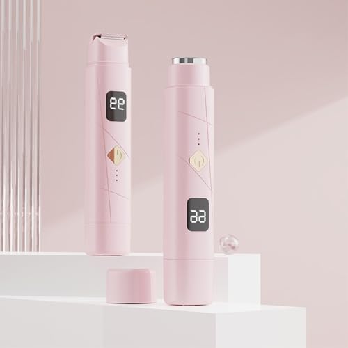 充電式女性用シェーバー ダブルヘッド ボディ脱毛機 旅行や日常使用用 低騒音操作