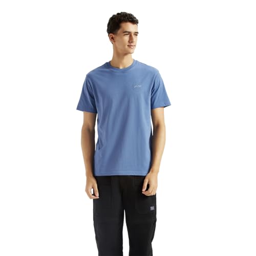 Image of Levi's Men's Cotton Solid Slim Fit T-Shirt