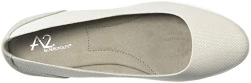 A2 by Aerosoles Women's Pay Raise Ballet Flat, Light Grey Combo, 12 M US | Image 4