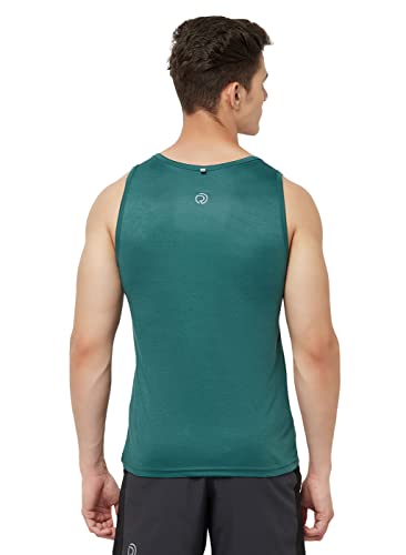 Image of TRUEREVO Men's Light Weight Dryfit Sports Tank Top Vest with Reflective Details for Running, Gym & Training
