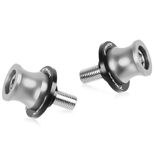 TMAX 560 500 530 Hinterradschwingenstützen – M6 Aluminium-Ständerstützen für TMAX 560 500 530 TMAX 560 TMAX 500 TMAX 530 T-MAX 530 DX SX 2004–2023 (Silber)