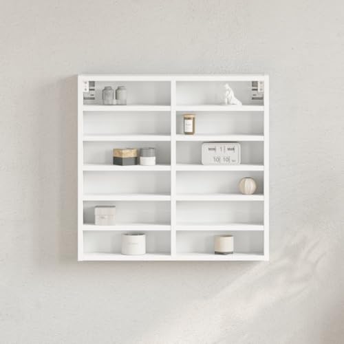 Vitrine blanche mince pour gagner de l espace de rangement mural - 3