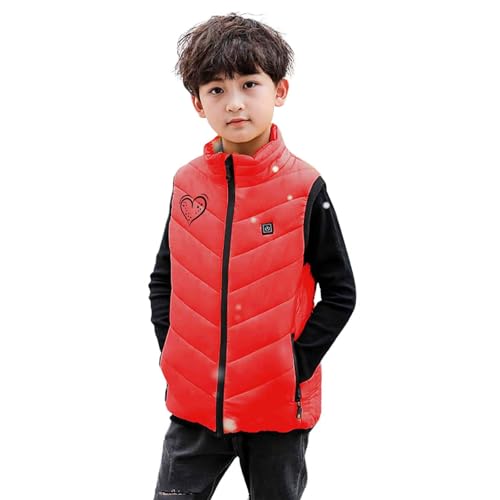 Children Heated Vest Boy Girl Heated Gilet 3 Heating Levels Electric Heating Waistcoat USB Rechargeable Heated Jacket4